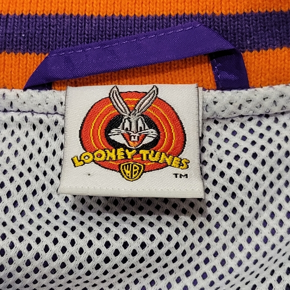 Rare 1997 Looney Tunes x Fed Ex Track Bomber Jacket - Large - Picture 5 of 8
